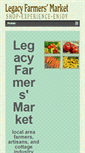 Mobile Screenshot of legacyfarmersmarket.com